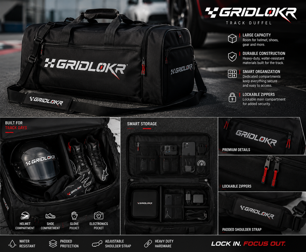 Gridlokr Track Duffel Bag